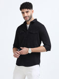Black Double Pocket Shirt